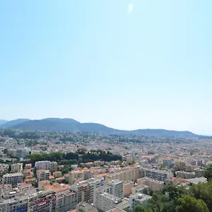 Appartement Vue Panoramique Avec Piscine Pour 6 Personnes à Quartier Pessicart